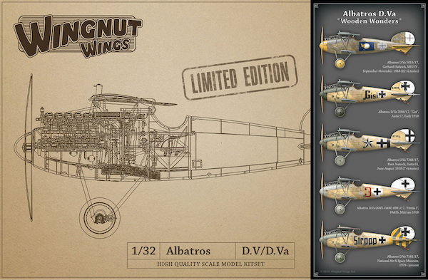 Albatros D.Va "Wooden Wonders" - LIMITED EDITION WNW32908