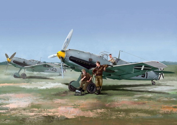 Messerschmitt Bf-109E-1 and E3 (Legion Condor) 2 kits included WKD5-09