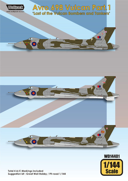 Avro 698 Vulcan Part 1 'Last of the Vulcan Bombers and tankers"  WD14401