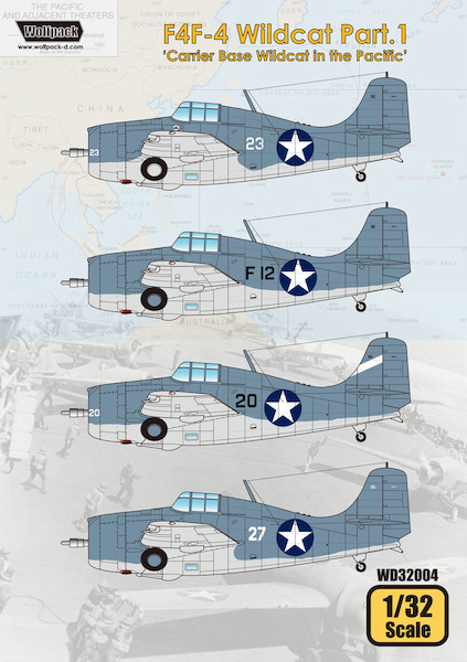 Grumman F4F-4 Wildcat part 1 - Carrier based Wildcats in the Pacific WD32004