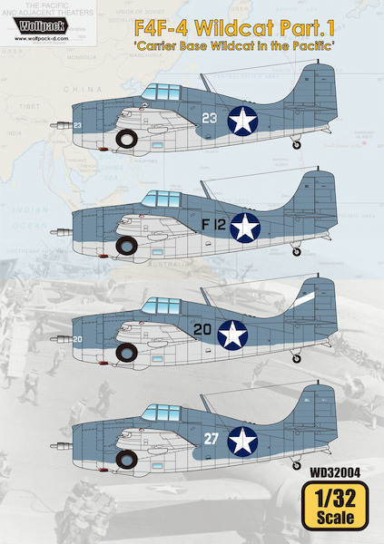 Grumman F4F-4 Wildcat part 1 - Carrier based Wildcats in the Pacific  WD32004