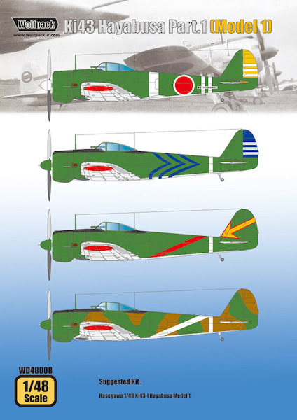 Nakajima Ki43 Hayabusa Part 1 (Model1) WD48008