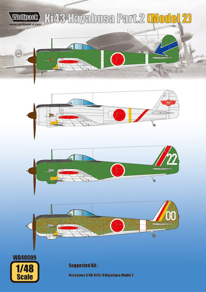 Nakajima Ki43 Hayabusa Part 2 (Model2)  WD48009