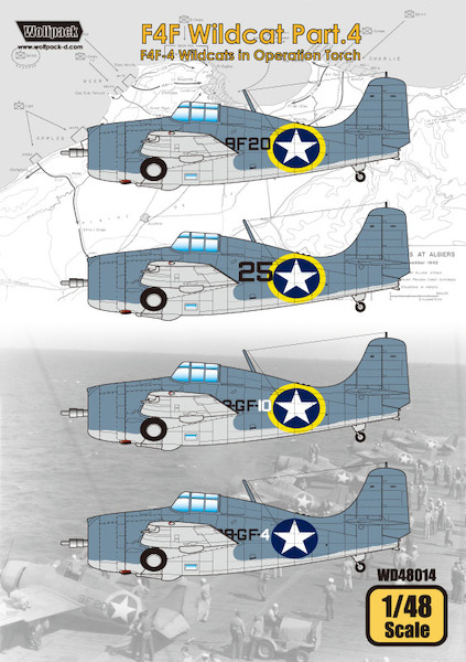 F4F Wildcat Part.4 F4F-3 Wildcats in Operation Torch  WD48014
