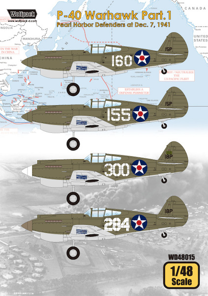 P40 Warhawk part1 Pearl Harbour defenders at 7th december 1941 WD48015