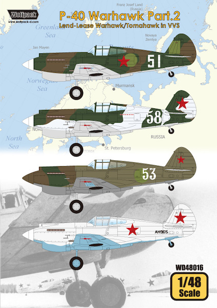 P40 Warhawk part2 lend lease Warhawk/Tomahawk in VVS WD48016