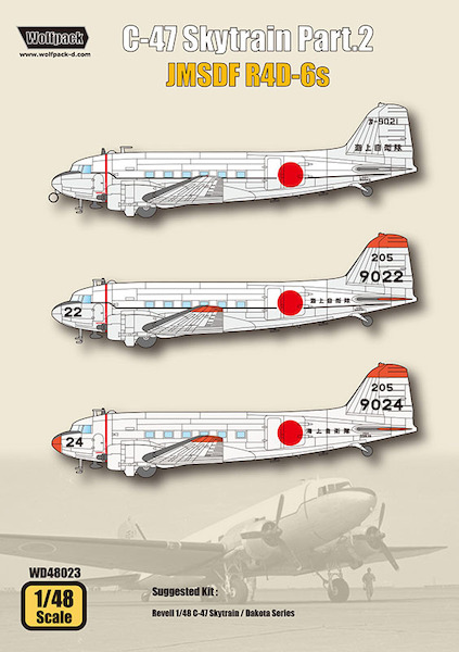 C47 Skytrain Part 2: "JMSDF R4D-6's" WD48023