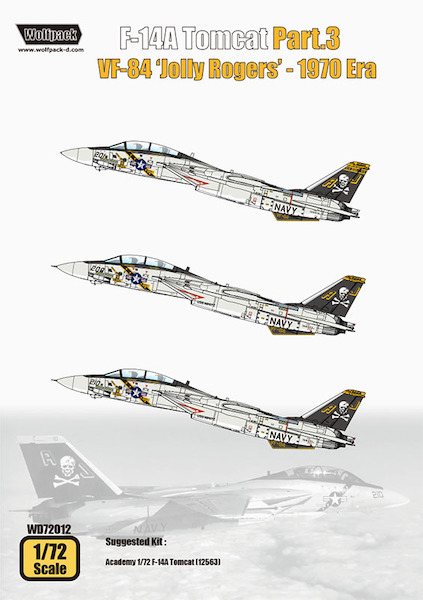 F14A Tomcat Part.3 - VF-84 "Jolly Rogers in 1970 Era  WD72012