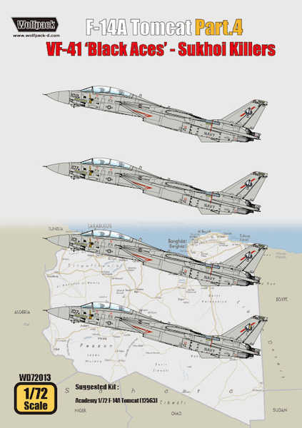 F14A Tomcat Part.4 - VF-41 "Black Aces '- Sukhoi Killers WD72013