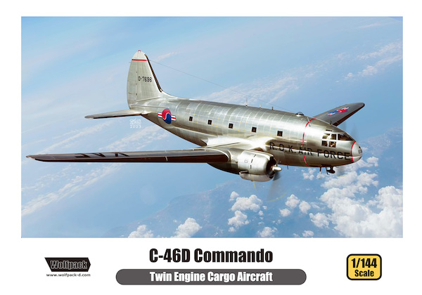 Curtiss C46D Commando Twin engine Cargo Aircraft WP14003