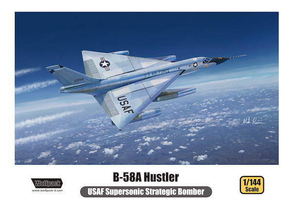 B58A Hustler 'USAF Supersonic Strategic Bomber" WP14401