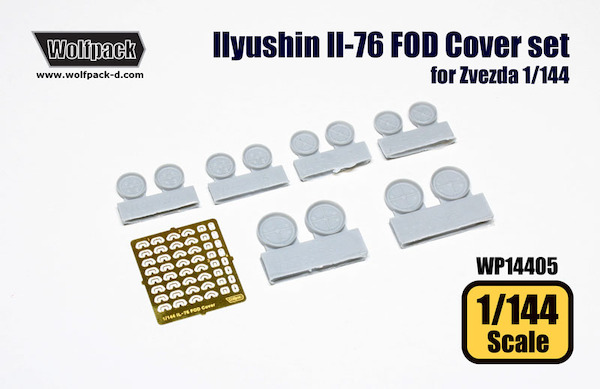 Ilyusin IL76 FOD Cover set (Zvezda) WP14405