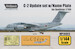 Kawasaki C-2 Transport Aircraft Update set (Aoshima) with nameplate WP14407L