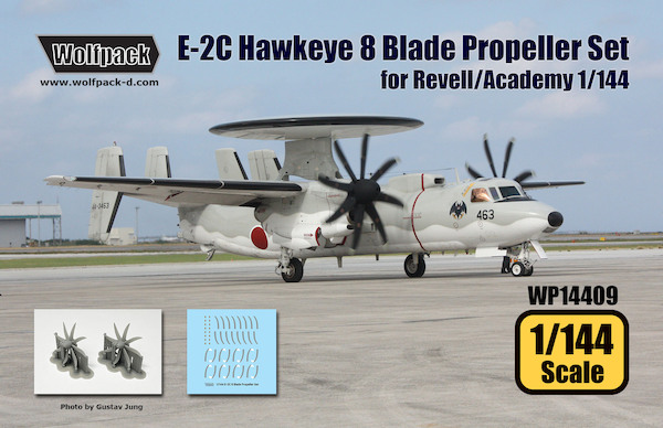 E2C Hawkeye F8 Blade propeller Set (Revell) WP14409