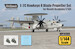E2C Hawkeye F8 Blade propeller Set (Revell) WP14409