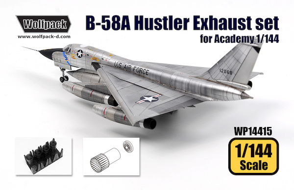 B58A Hustler exhaust set )(Academy) WP14415