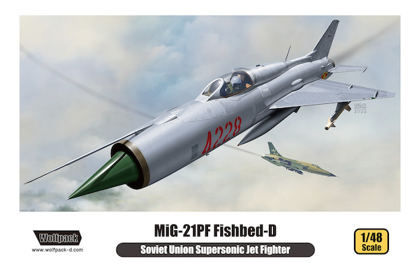 Mikoyan MiG21PF Fishbed D "Soviet Union "Supersonic Jet fighter WP14821