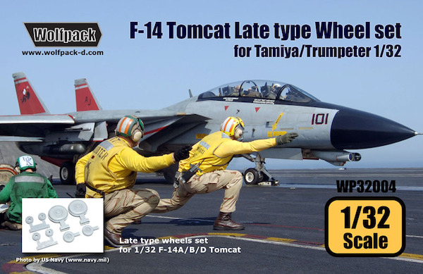 F14 Late type wheel set (Tamiya) REVISED  WP32004
