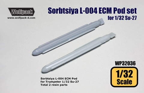 Sorbtsiya L-004 ECM pod for Su27 Flanker (Trumpeter) WP32036
