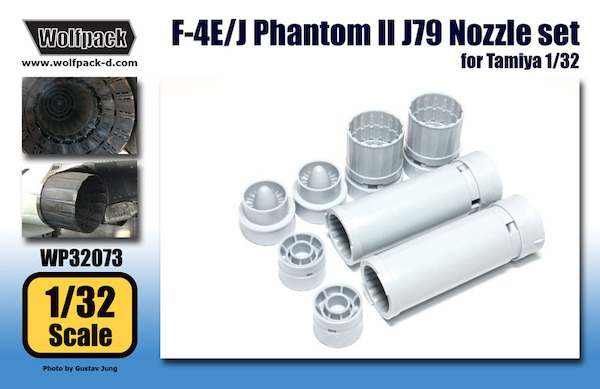 F4E/J Phantom II J79 Nozzle set (Tamiya) WP32073