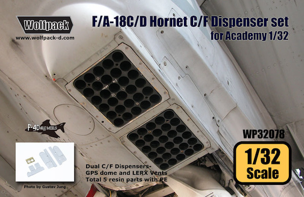 F/A18C/D Hornet Chaff/Flare dispenser set  (Academy)  WP32078