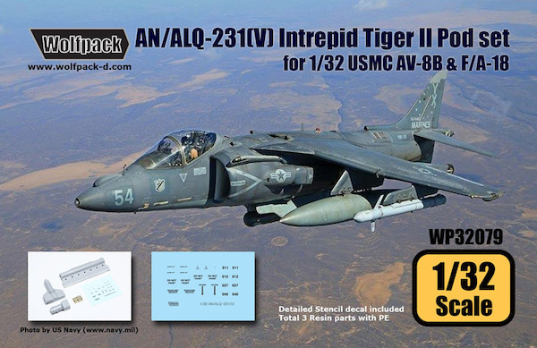 AN/ASQ-213(V) Intrepid Tiger II Pod (for AV8B Harrier, F/A18 Hornet) WP32079