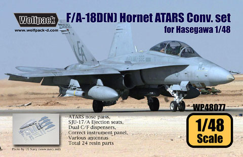 F/A-18D(N) Hornet ATARS Conversion set for Hasegawa 1/48  WP48077