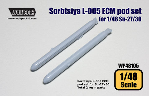Sorbtsiya L-005 ECM Pod for Suchoi Su27-30 Flanker (Academy)  WP48105