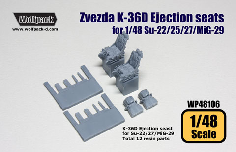 K36D ejection seats (Su17-22-25-27-MiG29) 2x WP48106