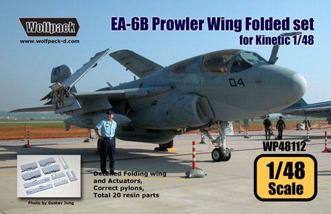 EA-6B Prowler Wing folding set for Kinetic  WP48112