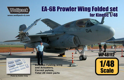 EA-6B Prowler Wing folding set for Kinetic WP48112
