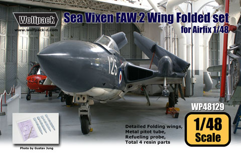 DH Sea Vixen FAW wing fold set (Airfix) (REISSUE)  WP48128