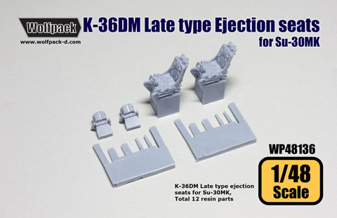 K-36DM Late type Ejection seats for Su-30MK (2x)  WP48136