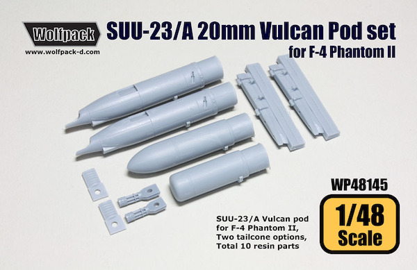 SUU23/A Vulcan Pod set (2) for F4 Phantom WP48145