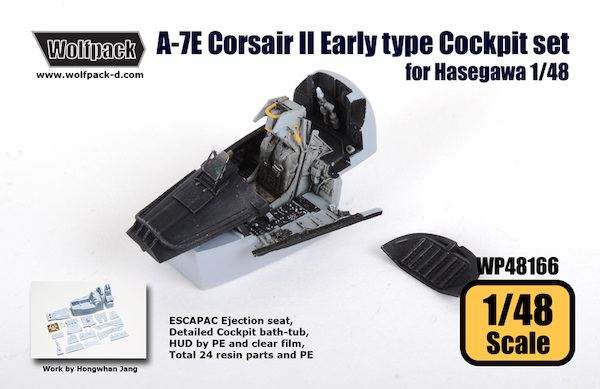 A7E Corsair II early Type cockpit set  WP48166