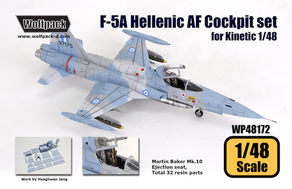 F5A Freedom Fighter Hellenic AF cockpit set (Kinetic)  WP48172