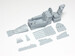 F8E Crusader Cockpit set (Hasegawa) (REISSUE)  WP48182