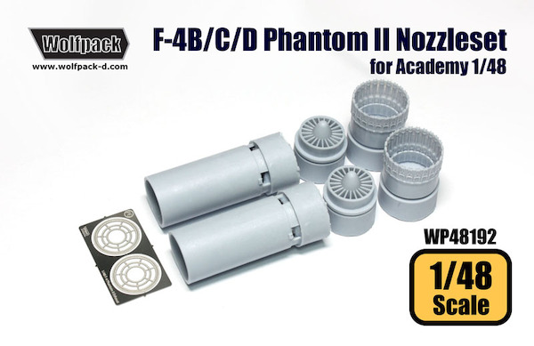 F4B/C/D/N Phantom II Nozzle set (Academy)  WP48192