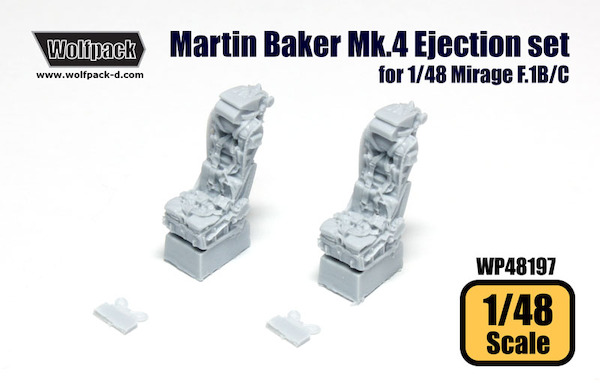 Martin Baker MK4 ejection Seat (Mirage F1B/C) (2x)  WP48197
