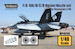 F/A18A/B/C/D Hornet Engine Nozzle set (Hasegawa) WP48198