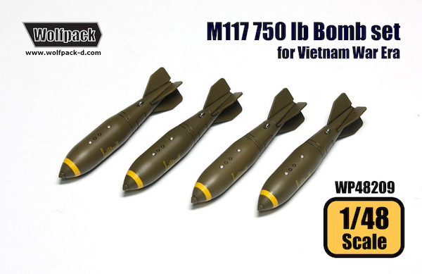 M117 750LB Bomb set (4x) WP48209