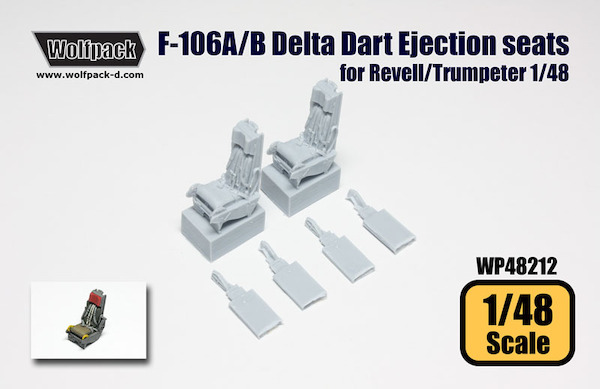 F-106A/B Delta Dart Ejection seat set (Monogram/Revell/Trumpeter)  WP48212