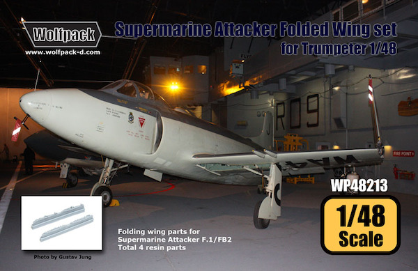 Supermarine Attacker Folded Wing set (Trumpeter) WP48213