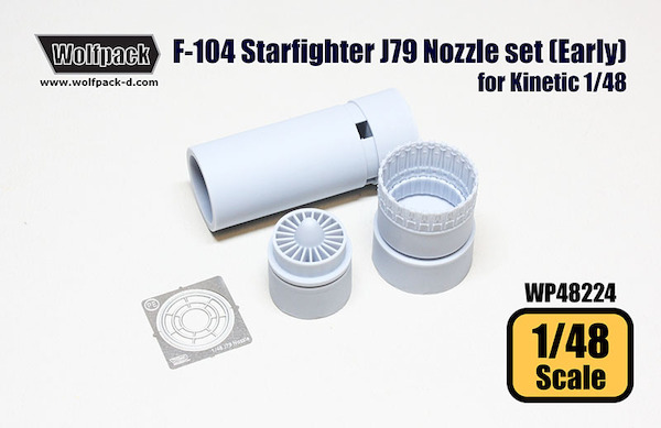 F104 Starfighter J79 Engine Nozzle set early version (Kinetic)  WP48224