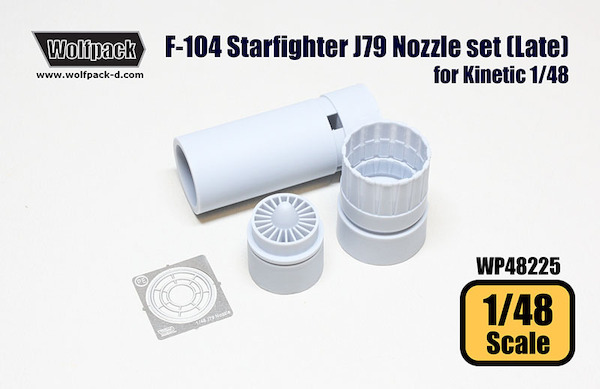 F104 Starfighter J79 Engine Nozzle set Late version (Kinetic)  WP48225