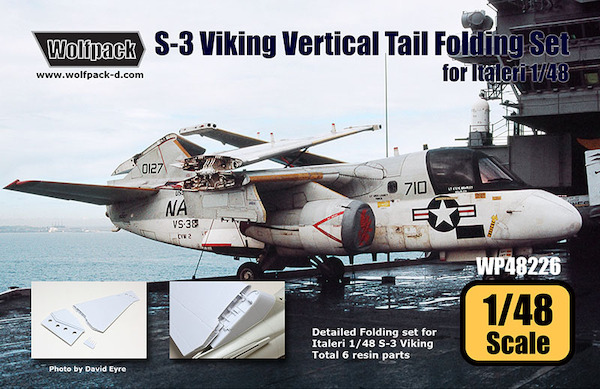 S3 Viking Vertical tail Folding set (Italeri/Esci) WP48226