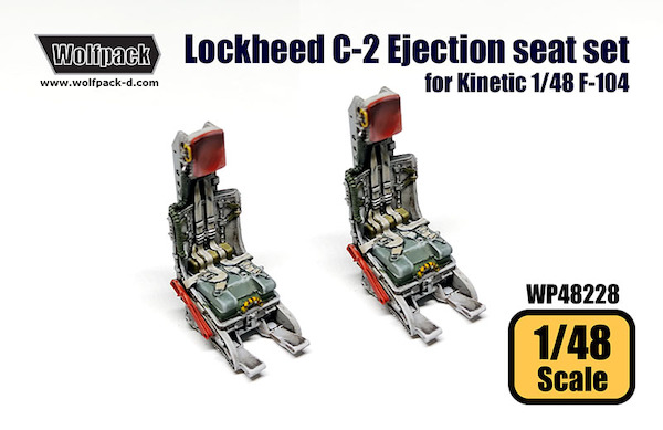 Lockheed C2 Ejection Seat for F104 Starfighter (Kinetic) (2x)  WP48228