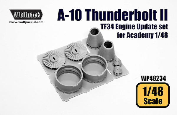 A10 Thunderbolt II TF34 Engine Update set ((Academy) WP48234