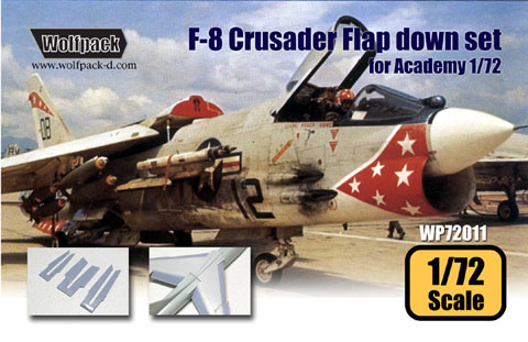 F8 Crusader Flap down set (Academy)  WP72011
