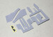 F4 Hard Wing Phantom Flaps down set (Hasegawa)  WP72018